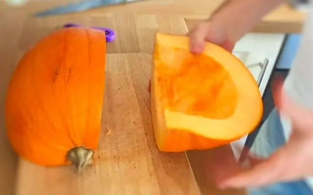 quaarter of a pumpkin