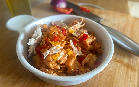 chicken and pasta bowl