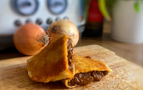 minced beef crispy pancakes