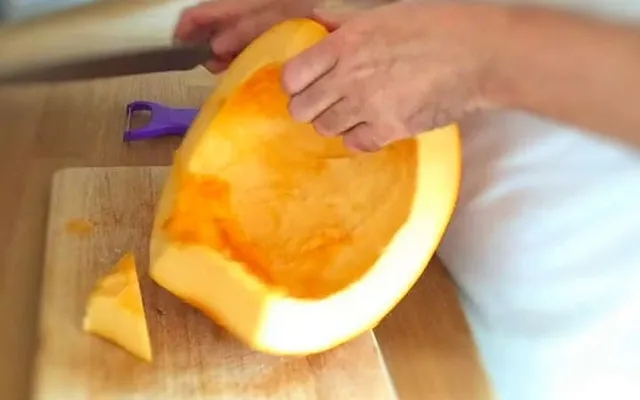 trimmed pumpkin