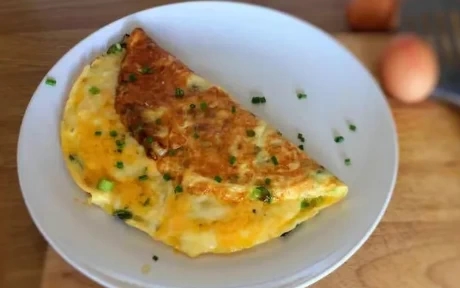 omelette on a plate