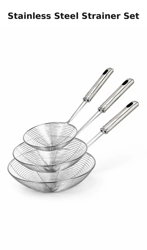 set of spider strainers