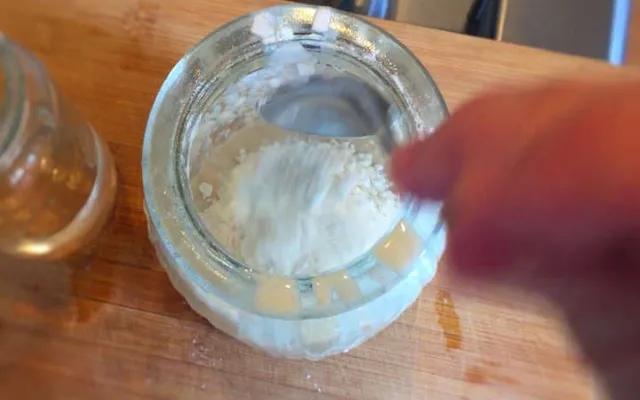 flour in a jar