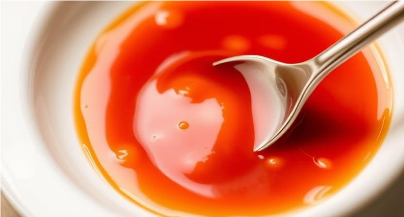 pot of sweet and sour sauce