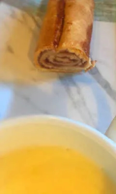 roly-poly and custard